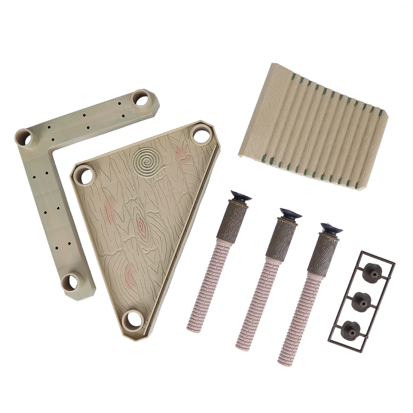 Floating Platform for Reptiles Turtle Terrace Drying Platform with Ramp Ladder for Terrarium Tank Accessory Decoration Rocks