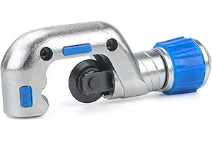IWISS iCrimp Copper Tubing Cutter, 3/16-inch to 1-1/4-inch Tube Cutter, for Stainless Steel, CSST Tubing Cutter with 2 Pack Replacement Blades