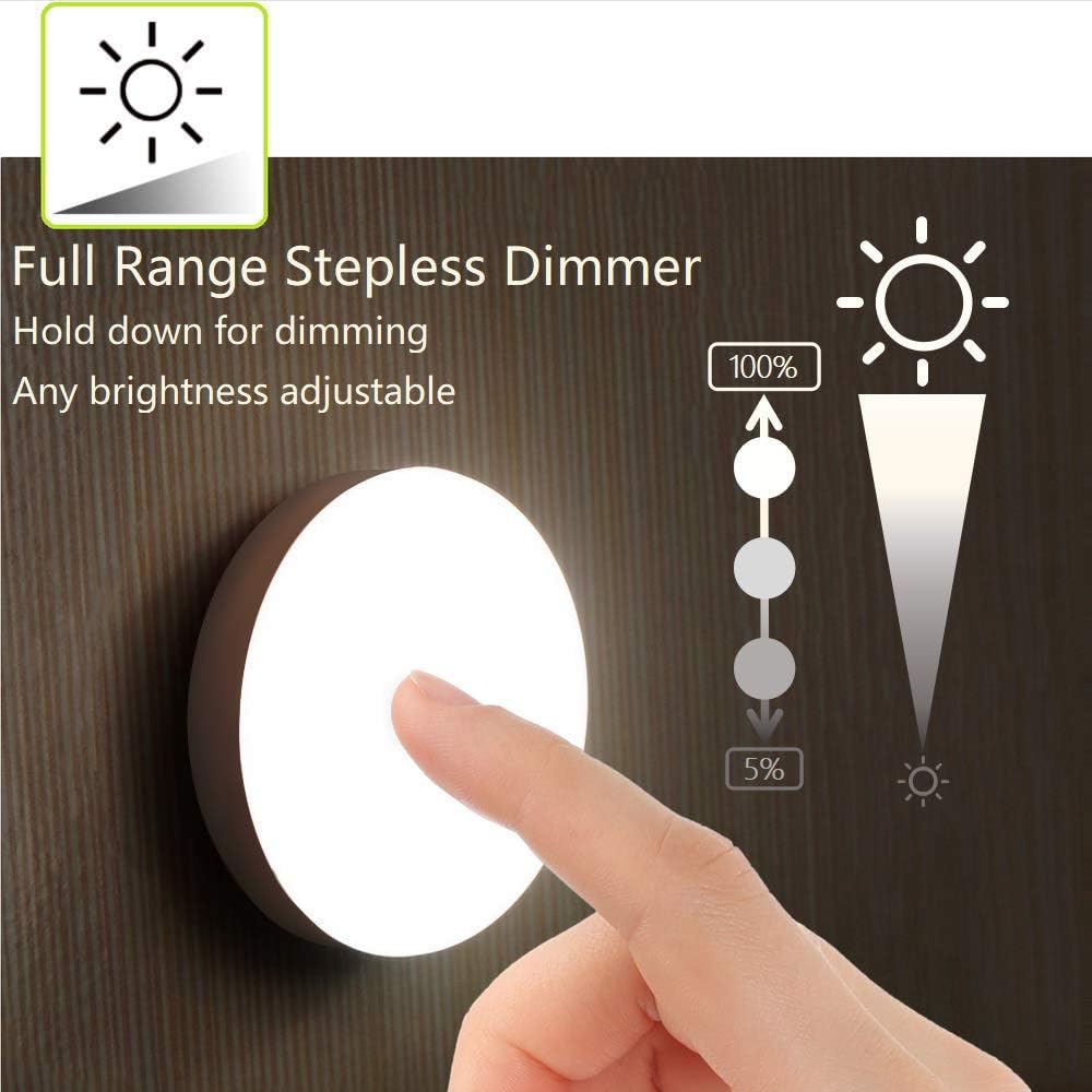 RTSU Mini Touch Light, Rechargeable Battery Operated Closet Lights Wardrobe Lights - Image 4