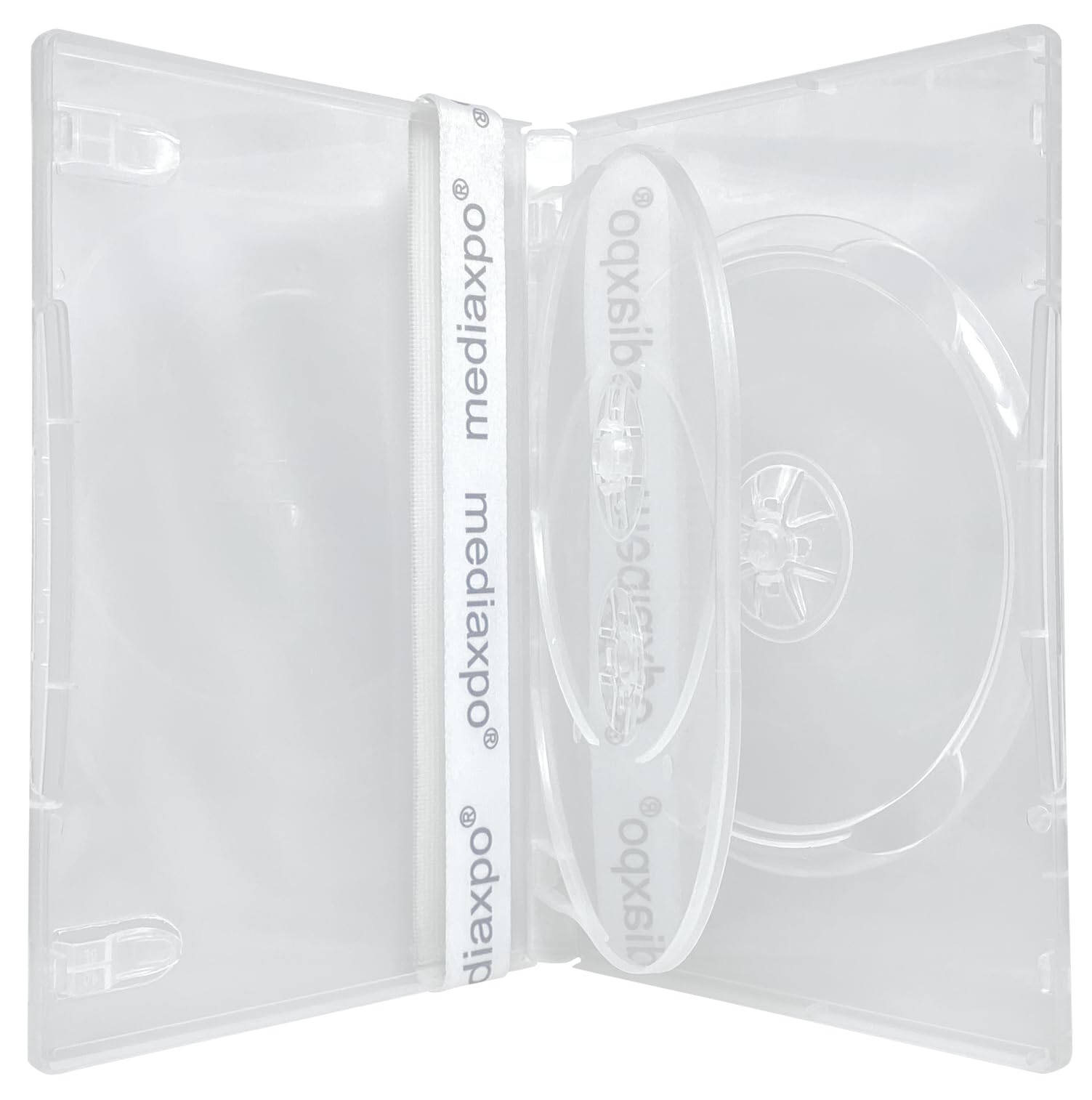 10 STANDARD Clear Triple 3 Disc DVD Cases
