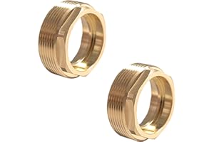 GUGAGUGA 2 Pack 9417110 Brass Retainer Nut Replacement Faucet Washers Faucet Nut Adapter, Cartridge Retainer Nut