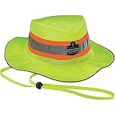 Ergodyne unisex adult Hi-vis Ranger Sun Hat, Lime, Large-X-Large US
