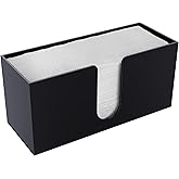 Acrylic Countertop Paper Towel Holder, Black Acrylic Napkin Holder, Paper Towel Dispenser Countertop(3mm) for C-fold, Z-fold or MultiFold Trifold Paper Towels for Bathroom, Kitchen, Restaurant