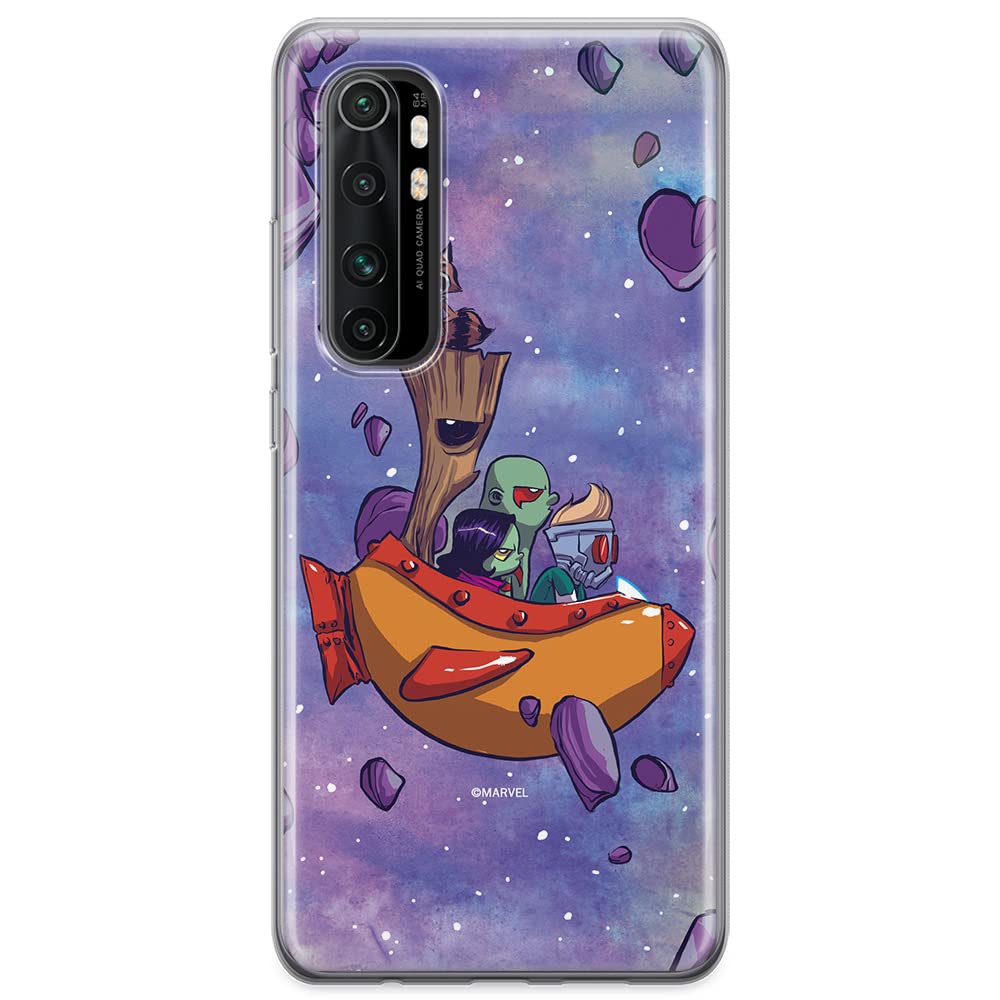 ERT GROUP mobile phone case for Xiaomi MI NOTE 10 Lite original and officially Licensed Marvel pattern Guardians of the Galaxy 010 optimally adapted to the shape of the mobile phone, case made of TPU — image 1