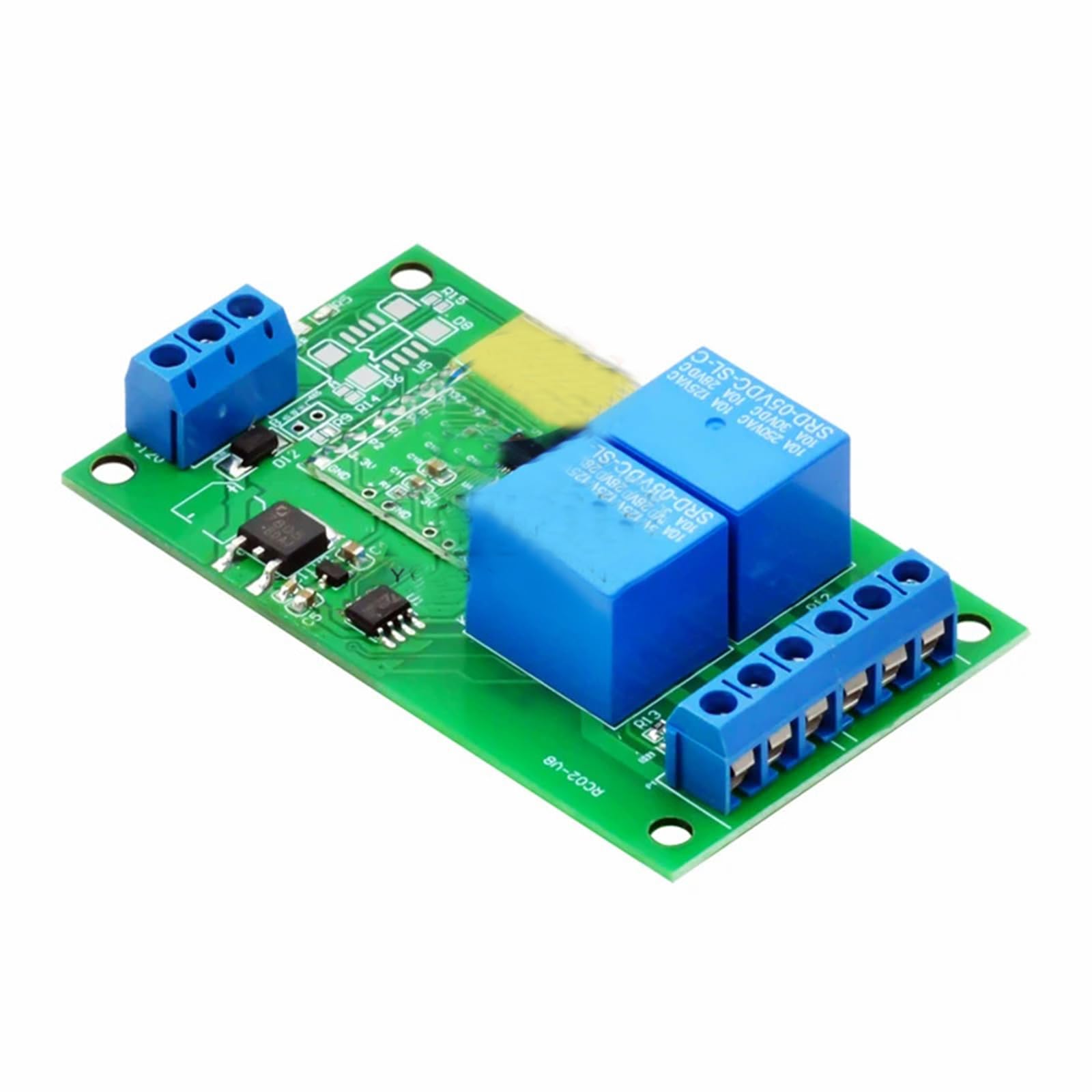 MACHSWON BLE Bluetooth Switch 2 Channels Relay Mobile Phone Wireless Remote Control Bluetooth Door Opener Module ZL-RC02