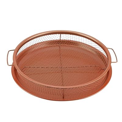 Nonstick Copper Crisper Oven Air Fryer Tray Mesh Zambia Ubuy