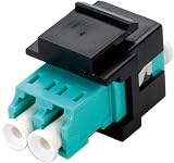 Roline Fiber Optic Keystone Jack LC Duplex Multimode OM3 Ceramic Sleeve view 2