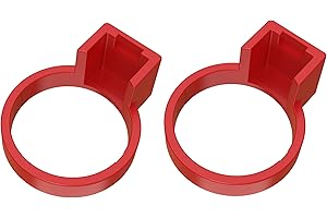 LIANGHULO Tesla Model 3/Y Charger Lock for J1772 Adapter (Compatible with Non Flange Adapter) [RED][2Packs]