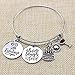 Memgift 60th Birthday Gifts for Women Stainless Steel Charm Bracelet Gift Jewellery