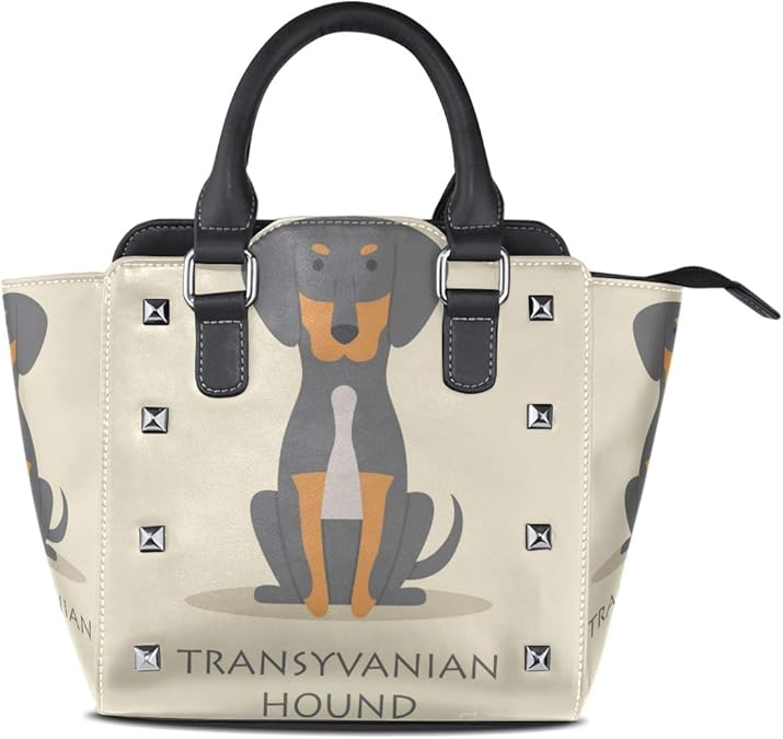 FAJRO Transyvanian Hound Dog Women leather Shoulder Handbag Handbags