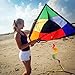 Castakite - Kite and Flying Handle for Kids - Easy to Fly Kite with Reel and String - Integrated Kite Line Winder Grip Wheel - Best Easy Flyer Kite with Long Tail Perfect for The Beach or Park