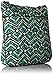 Vera Bradley Women's Cotton Triple Zip Hipster Crossbody Purse, Rain Forest, One Size