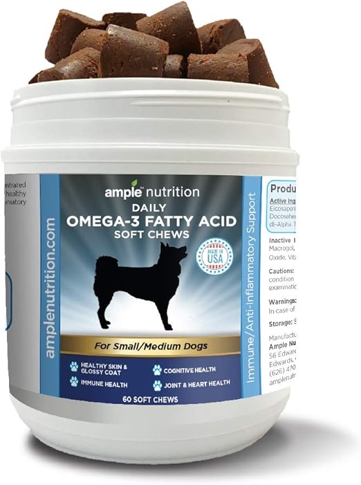 omega 3 soft chews for dogs