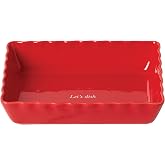 Kate Spade New York Make It Pop Rectangle Baking Dish, one size, Red