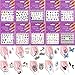 Nail Rhinestones Charms Set 10 Sheets Nail Art Stickers Decals 5 Box Nail Rhinestones Tools Accessories Manicure Pedicure Kit for Teens Girls Women (Set A)