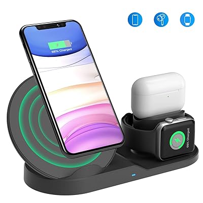 in Wireless Charging Stand for iPhone, Airpods, Kuwait Ubuy