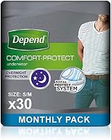 Depend Comfort Protect Incontinence Pants for Men Small/Medium 30