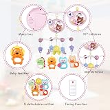 Aolso Baby Crib Mobile Music Lights Projector Remote Control Toy Pink view 5