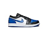 Jordan Men's Air 1 Low White/Royal Blue-Black-White