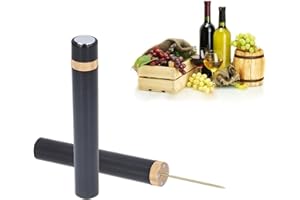 ZERODIS Needle Type Wine Bottle Opener, Easy Cork Remover Corkscrew, Travel Portable Pocket Air Pressure Pump Wine Bottle Opener for Home, Restaurant and Party(Gold)
