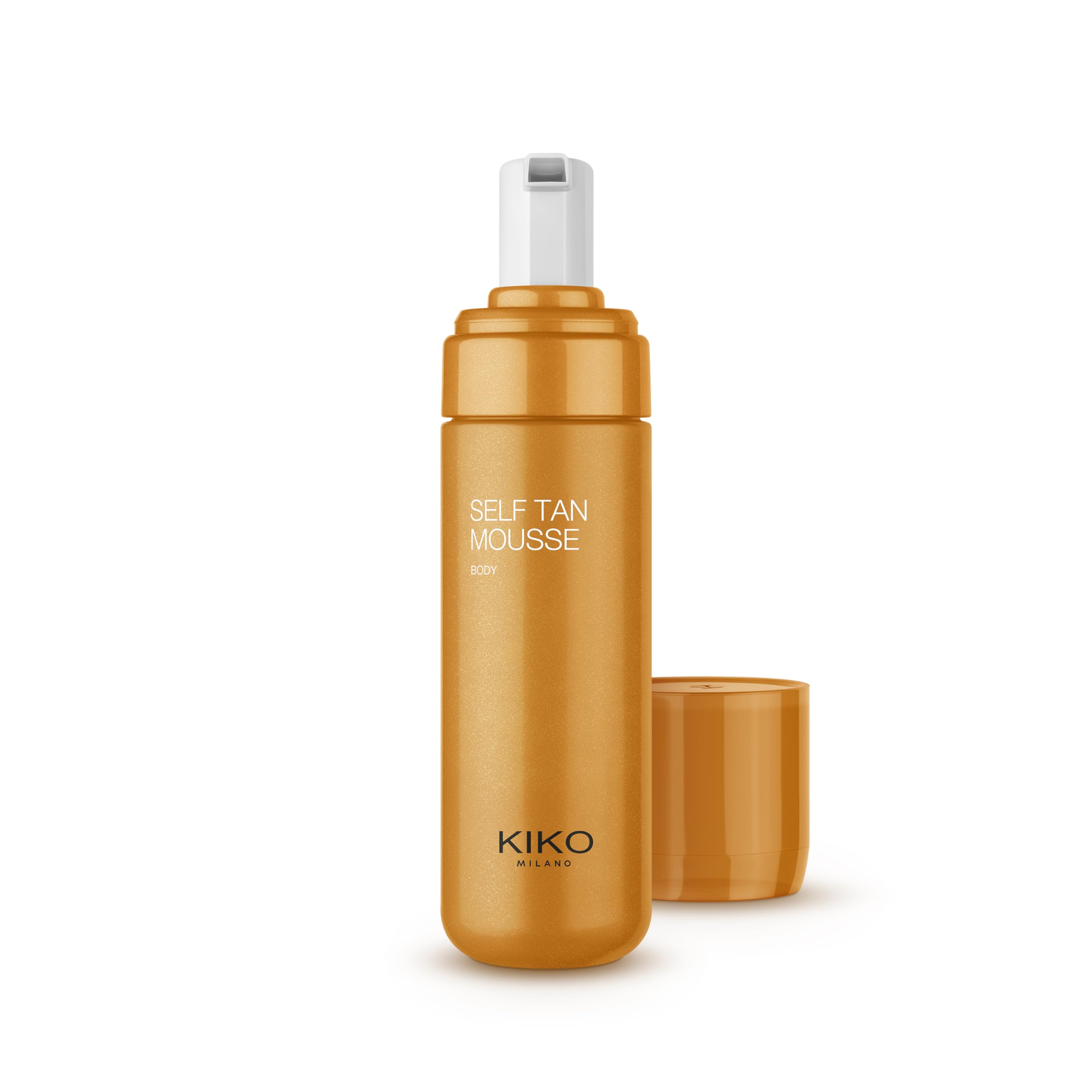 KIKO Milano Self Tan Mousse Body, Self-Tanning, Brightening And Moisturising Body Mousse With Hyaluronic Acid