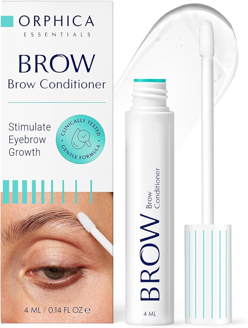 Orphica BROW Eyebrow Serum Conditioner 4ml Nettle Ginseng Extracts for Thicker