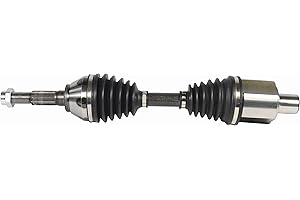 GSP NCV10204 CV Axle Shaft Assembly - Right Front (Passenger Side), silver/black