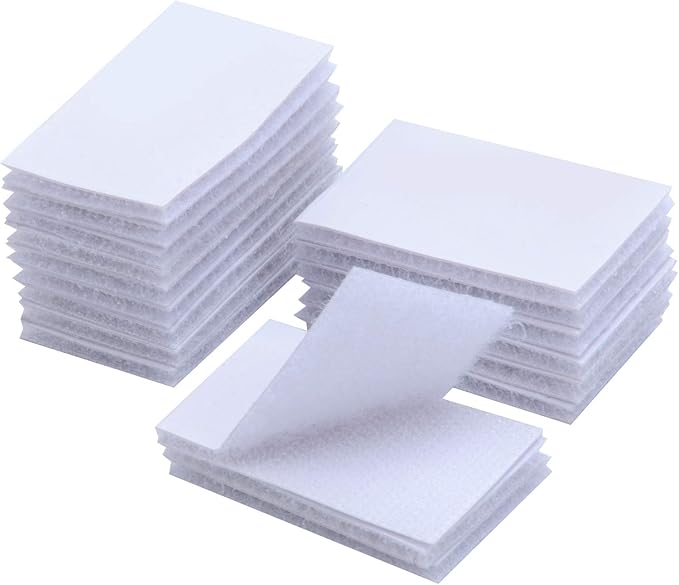 BRAVESHINE 30X50mm Super Heavy Duty Sticky Pads Stick on Self Adhesive