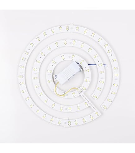 Ceiling Fan Light Kit ,36W Led Driver With 3 Color Led Panel Lights ...