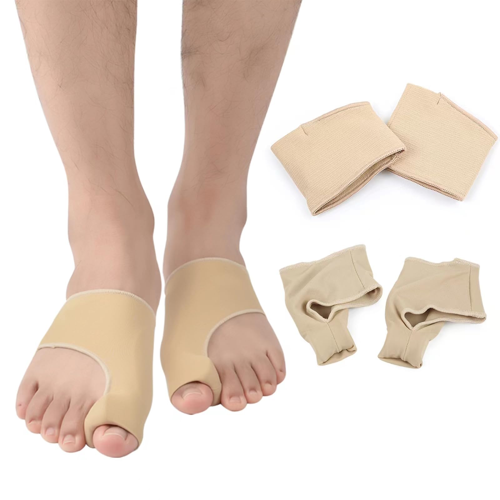 Photo 1 of Heasoy Metatarsal Pads for Men & Women, Ball of Foot Pain Relief Cushions for Sesamoiditis, Metatarsalgia, Morton's Neuroma, 2 Pairs Bunion Corrector Gel Sleeves Cushions Pad for Relieve Feet Pain
