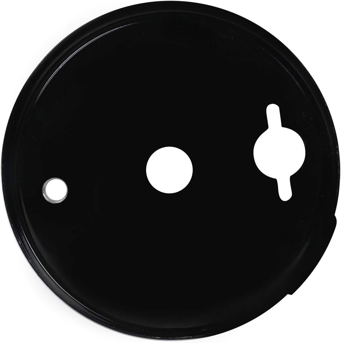 TOP BIRD TBRE-098 Rear Brake Shoe Plate Cover Compatible with Old Model Bullet Classic Electra and Standard 350cc and 500cc Motorcycles (6 Inch, Black)