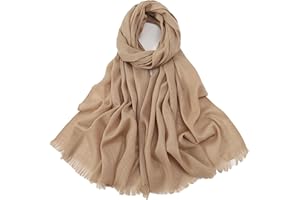 Canxiaoba Women's Summer Scarf Lightweight And Soft Bamboo Cotton Headscarf