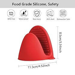 ChufanMomsil 3 Pairs Silicone Oven Mitts Sets Pot