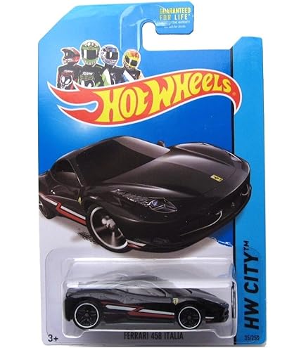 ferrari 458 italia n 89 24 heures du mans 2011 1/43 hotwheels