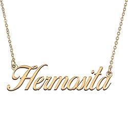 HUAN XUN Customized Custom Simple Any Name Necklace