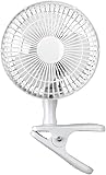 Status Portable 6-Inch Clip On Fan, White