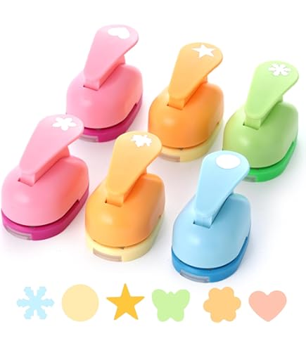 Christmas Hole Punch Set, 1 Inch Paper Craft Punches