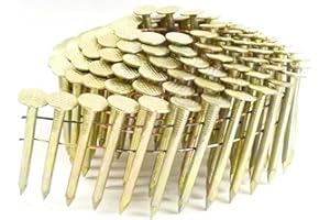 FASTENERUSA 1 1/2" Smooth GALV Coil Roofing Nails 3,600ct | CRN112J