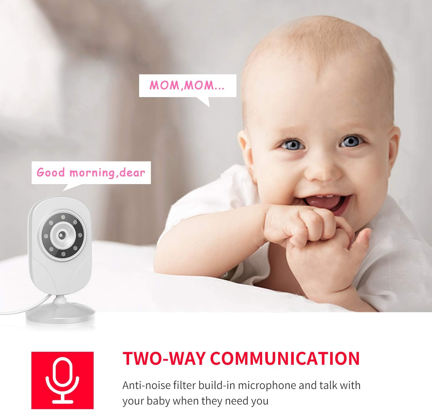 campark bm10 wireless baby monitor