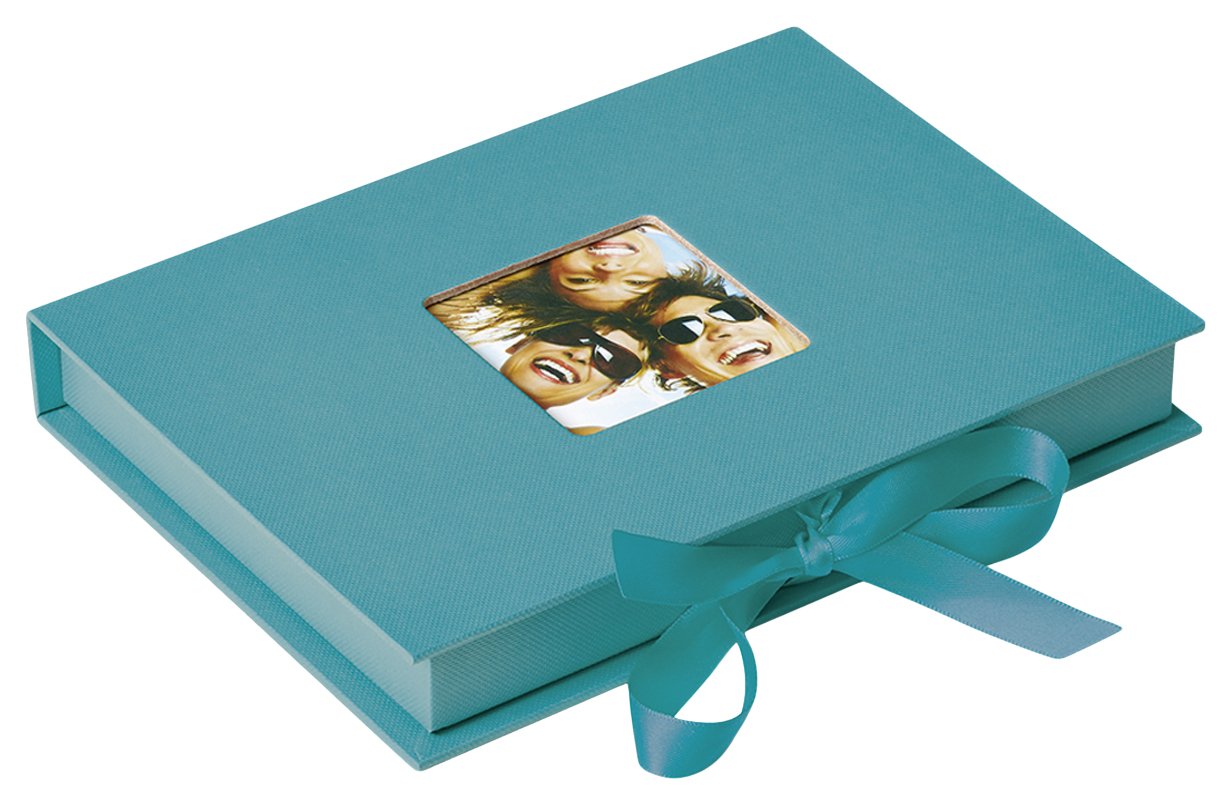 walther Design Storage Boxes Petrol Green with Cover Punching, Fun FB-112-K