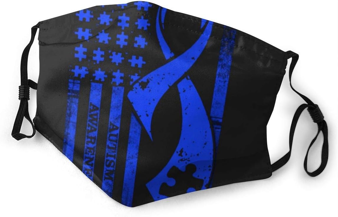 Glasses Boston Terrier Activated Carbon Filter Mask Breathable 5 Layers Filters Face Mouth Cover Breathing Anti Dust