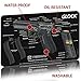 TekMat Glock Cut Away Cleaning Mat / 11 x 17 Thick, Durable, Waterproof / Handgun Cleaning Mat with Parts Diagram and Instructions / Armorers Bench Mat / Black