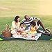 Portable Pocket Blanket Tarp Ground Sheet - 74X55 Inch, Built-in Pocket, Lightweight, Compact, Water-Resistant KAMUI | Ideal for Picnic, Festival, Park, Hiking, Camp, Travel, Outdoor, Hunting (Green)
