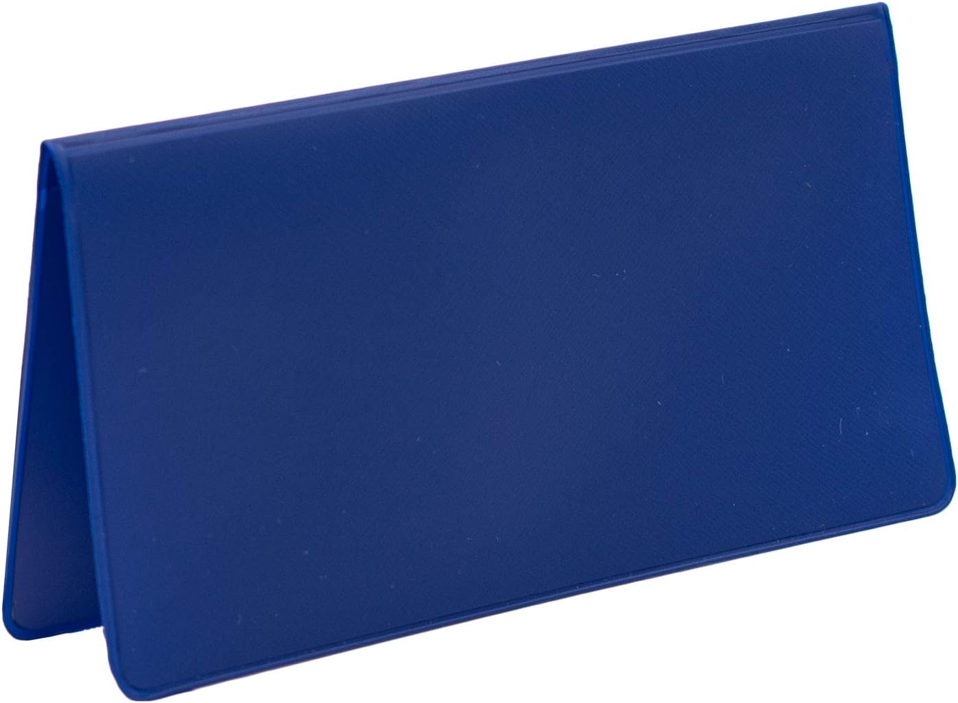 Royal Blue Vinyl Checkbook Cover, Top Tear Personal Vinyl Checkbook Cover