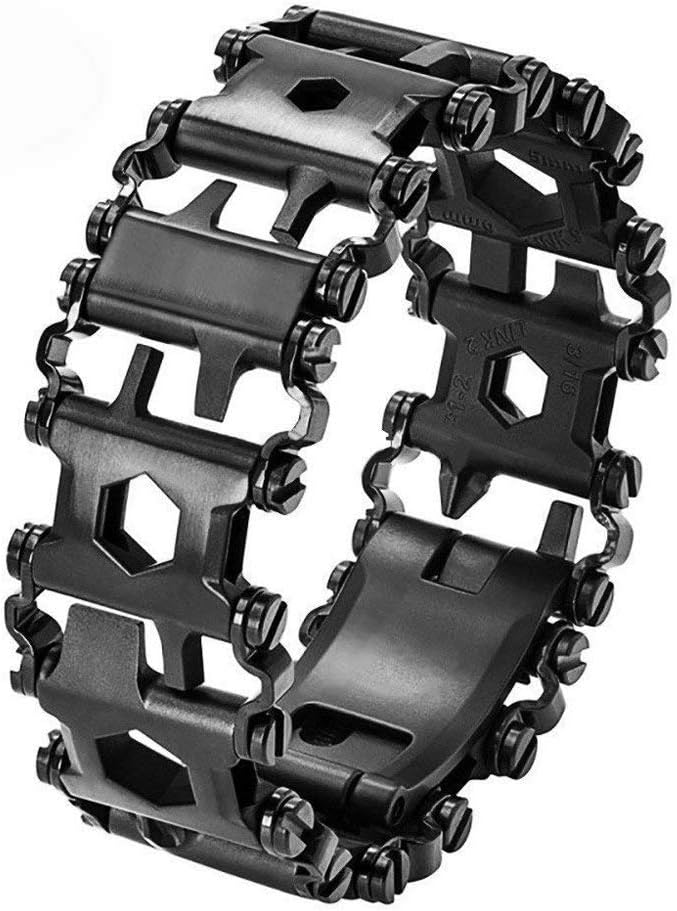 Multi Tool Bracelet for Men, 29 in 1 Stainless Steel Multifunction