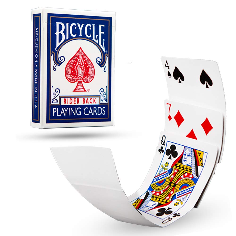 BLANK BACK Regular Index Face Magic Playing Cards by Bicycle