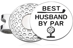 TI-EDC Valentines Day Gifts for Him Golf Gifts for Men Golf Ball Marker Fathers Day for Men Husband Father Gifts from Wife 11 Year Anniversary Steel Gifts for Him Wedding Engagement Gifts for Groom