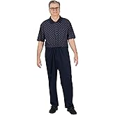 Ovidis Daytime Dementia Clothing - Alzheimers Anti-Strip Jumpsuit - Onesie for Elderly Men - Charly
