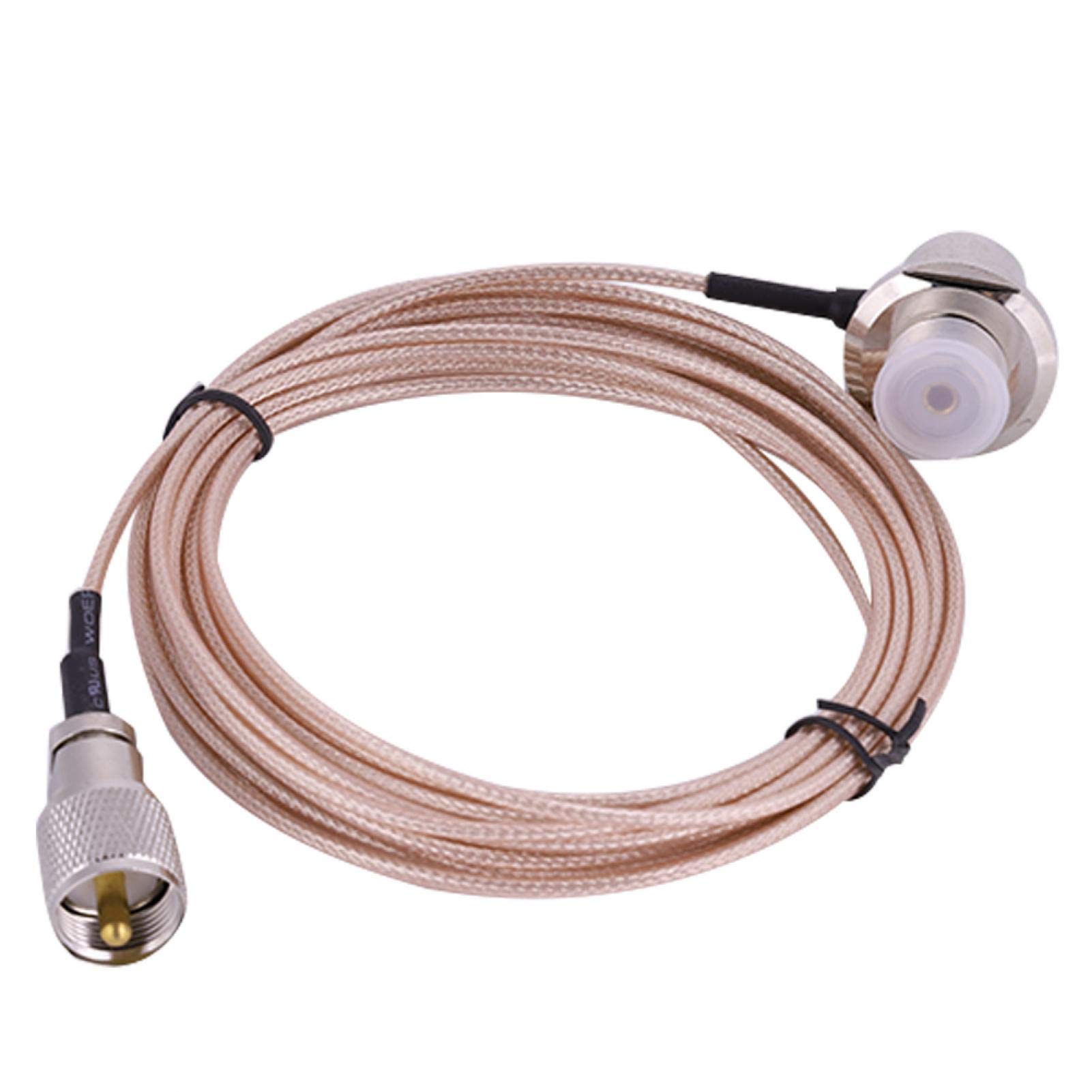gostcai 5m RG-316 PL-259 Male To Female Coaxial Extension Cord Cable,Mobile Radio Connector Antenna,PL259 Plug and S0239 Socket,For Walkie Talkie.
