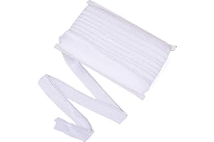 MEGA PET MegaPet White Polyester Fringe Tassel Lace Trim 1 Inch x 82 Feet Chainette Fringe Fibre Trim for Sewing Quilting DIY Home Decoration